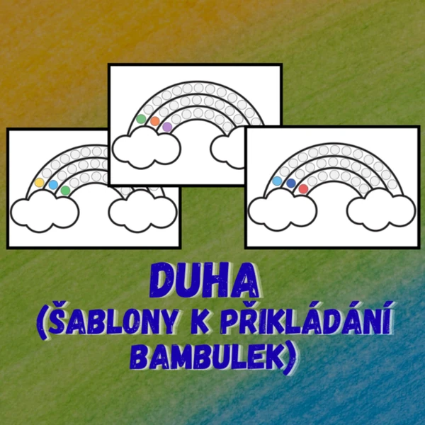 Aktivita s bambulkami - DUHA