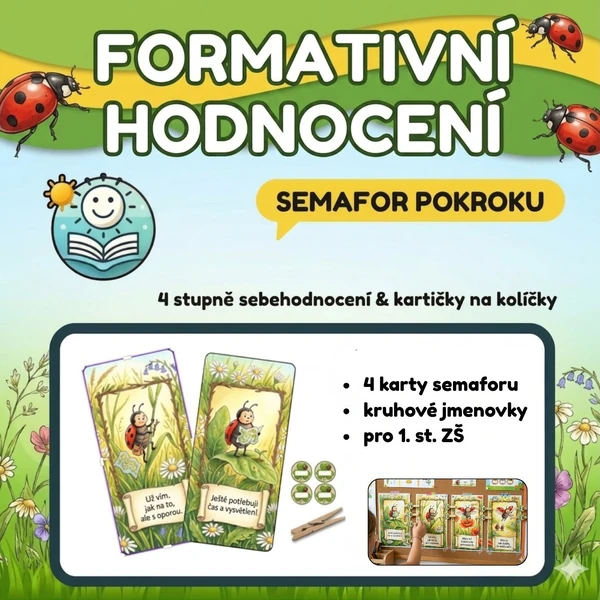 Semafor pokroku - formativní hodnocení