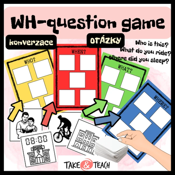 OPAKOVÁNÍ Wh-questions, Wh-otázky - hra