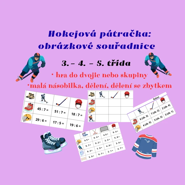 Hokejová pátračka - obrázkové souřadnice