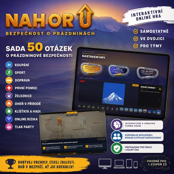 NAHORU - Bezpečnost o prázdninách