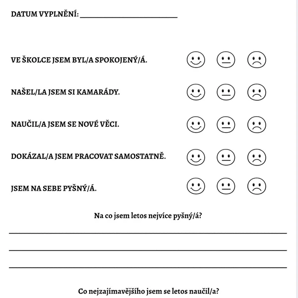 Moje ohlédnutí za školním rokem 