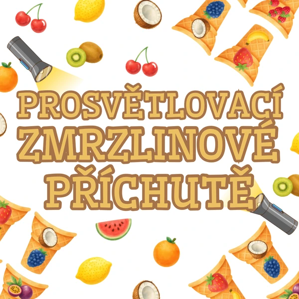 Prosvětlovací zmrzlinové příchutě