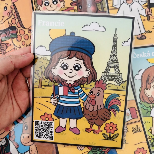 Demonstrační a zvukové karty - Děti z celého světa