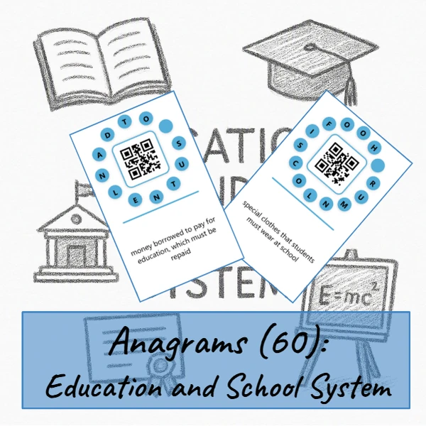 Anagrams (60) - Education and School System