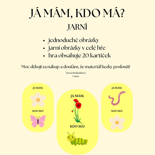 Já mám, kdo má? - jarní