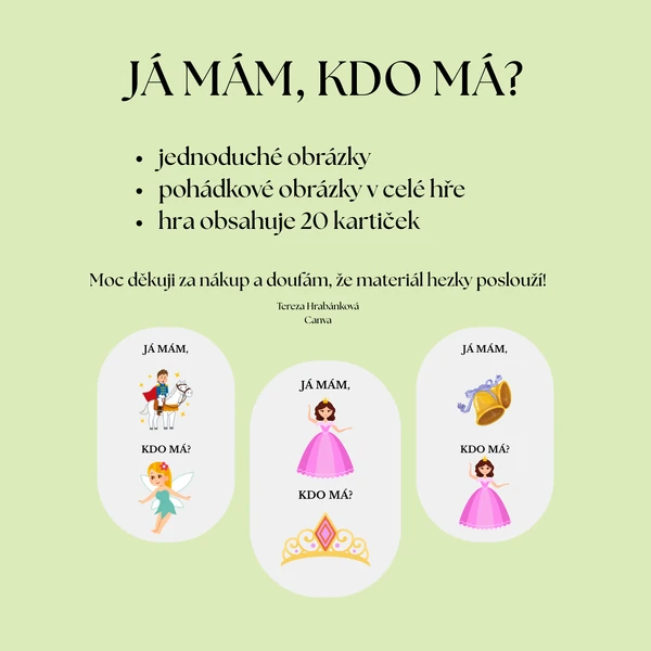 Já mám, kdo má? - pohádkové