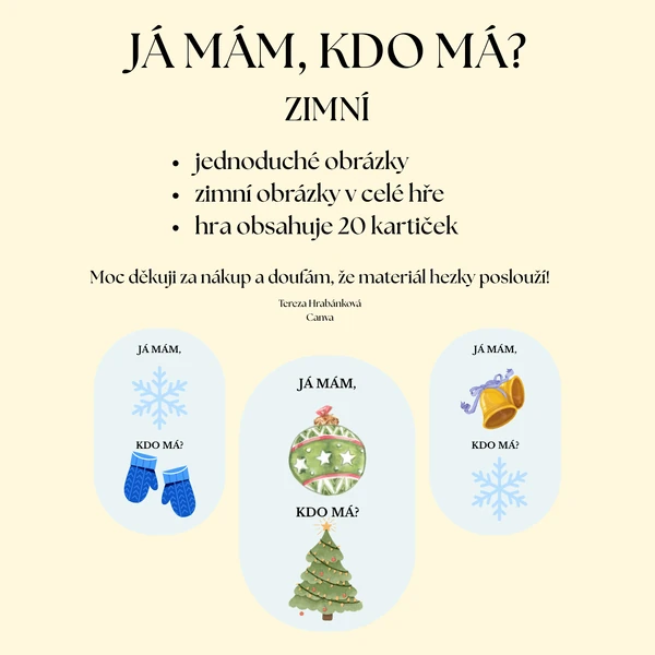 Já mám, kdo má? - zimní