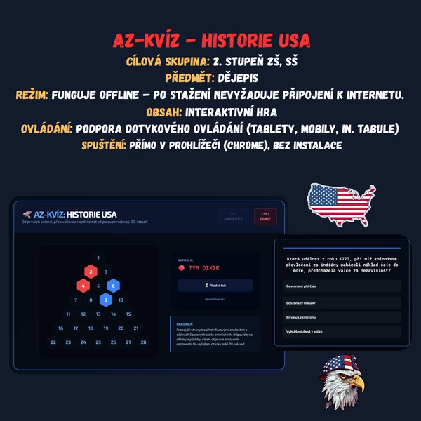 AZ-kvíz - Historie USA