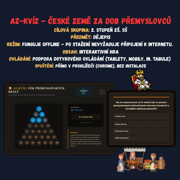 AZ-kvíz - České země za dob Přemyslovců