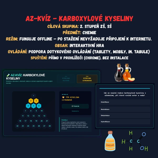 Az-kvíz - Karboxylové kyseliny