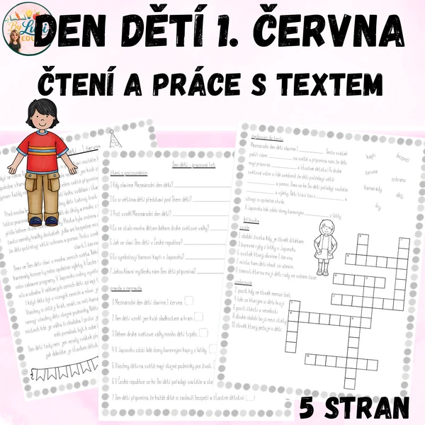 Den dětí - čtení a práce s textem