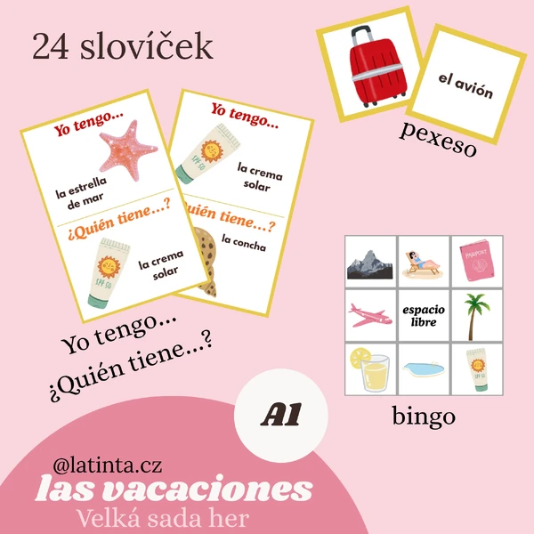 Las vacaciones - Velká sada her