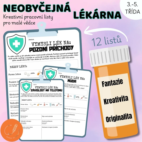 Neobyčejná lékárna - Kreativní pracovní listy pro malé vědce