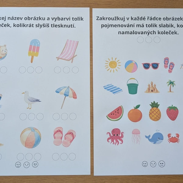 Letní hrátky s písmeny a slovy