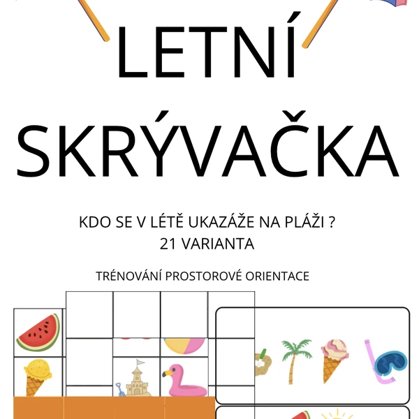 Letní skrývačka - prostorová orientace 