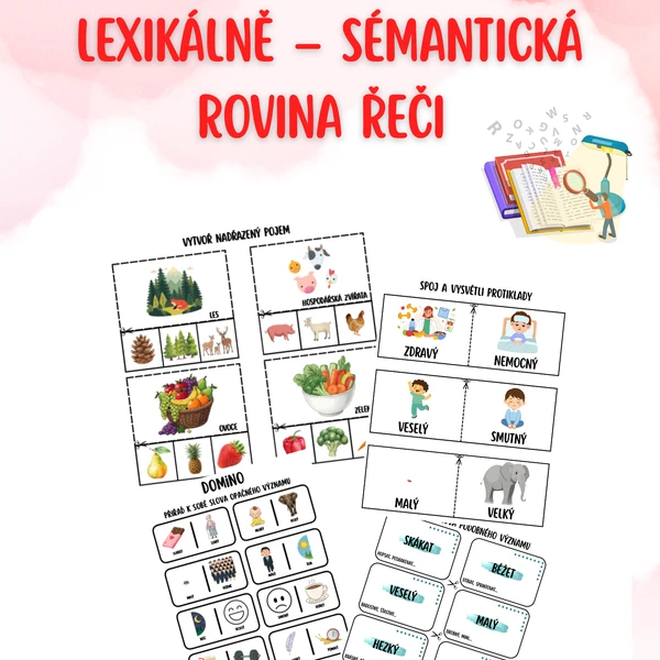 Lexikálně - sématická rovina řeči