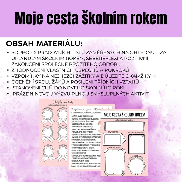 Moje cesta školním rokem