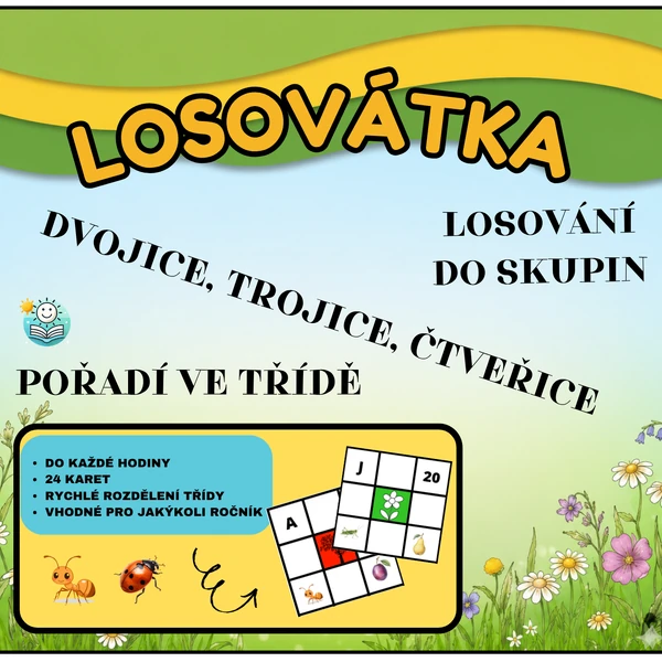 Dělení do skupin, losovátka