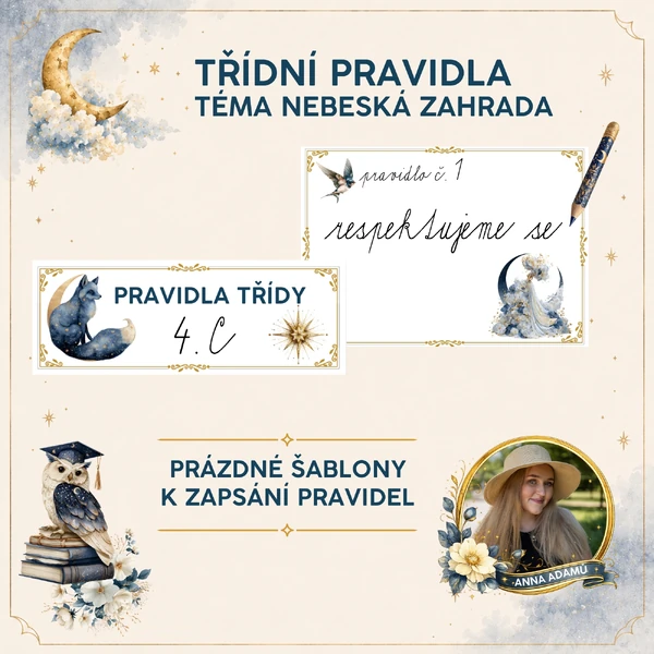 Třídní pravidla - nebeská zahrada