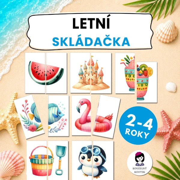 Letní skládačka | Puzzle | Léto | Prázdniny