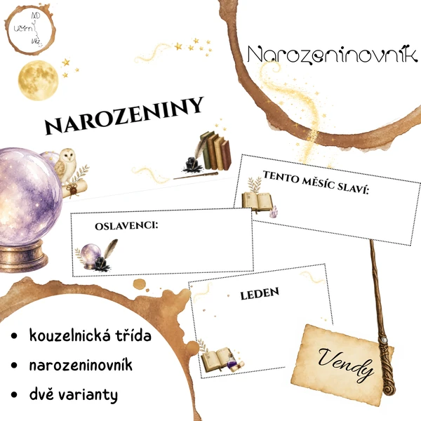 Kouzelnická třída - narozeninovník