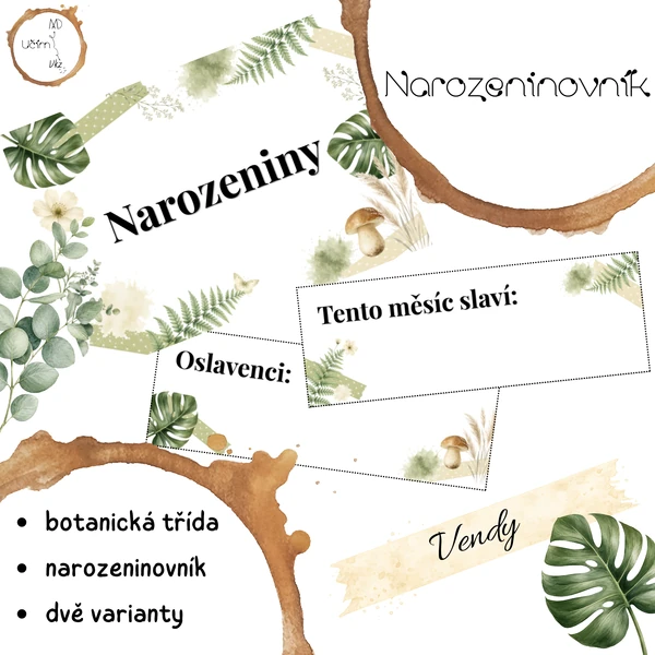 Botanická třída - narozeninovník