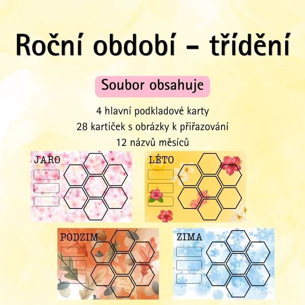 Roční období - třídění 