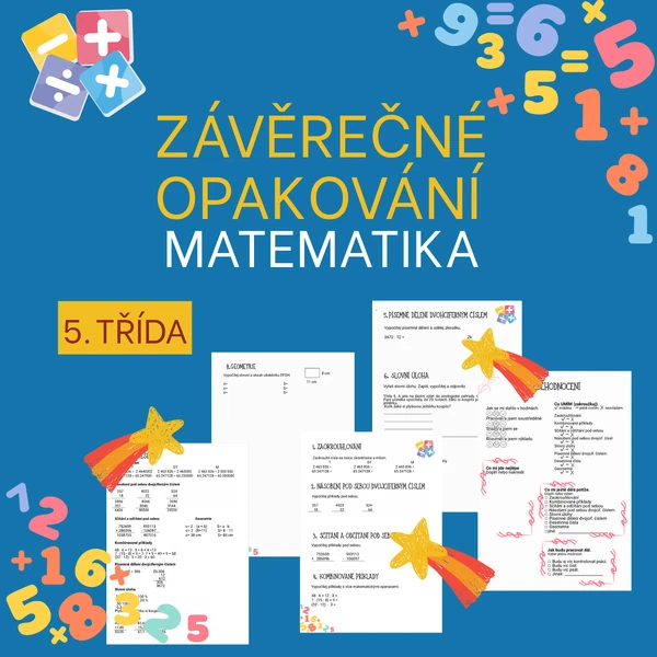 Závěrečné opakování z matematiky 5. třída
