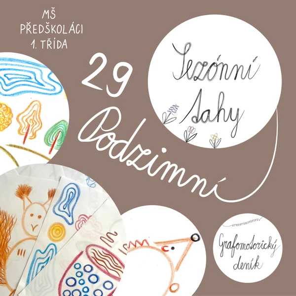 PODZIMNÍ – Kresby s grafomotorickými prvky