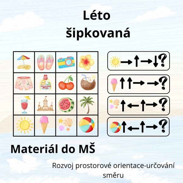 Léto šipkovaná ⛱️🌞😎