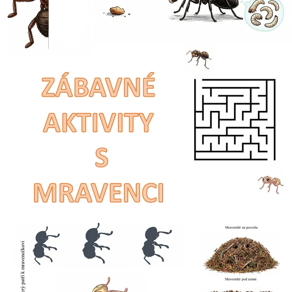 ZÁBAVNÉ AKTIVITY S MRAVENCI