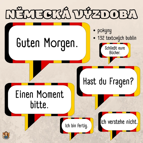Výzdoba učebny NJ - pokyny