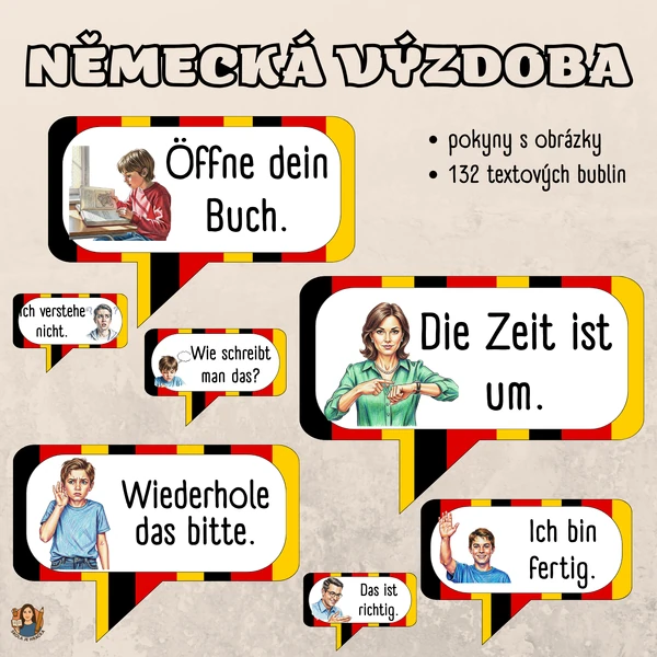 Výzdoba třídy NJ - pokyny s obrázky