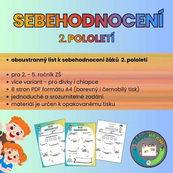 SEBEHODNOCENÍ - 2. pololetí
