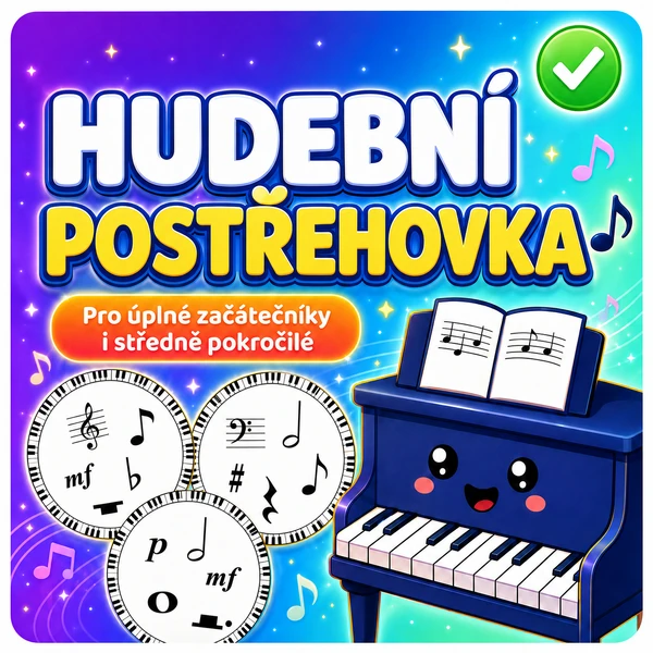 Postřehová hra s hudebními symboly