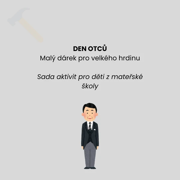 Můj táta je hrdina | Tvořivá sada ke Dni otců | 12 stran