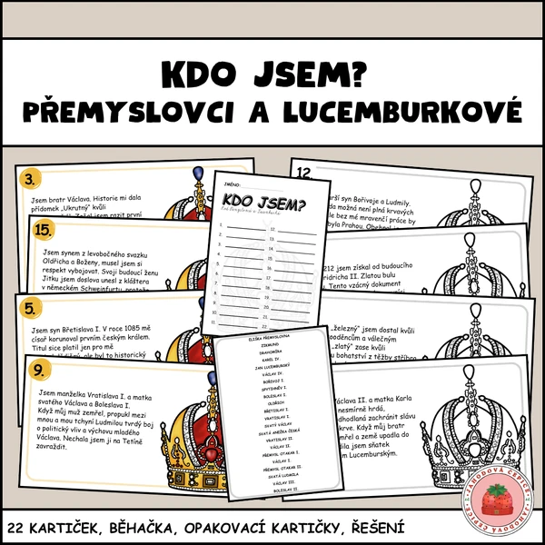 Kdo jsem? - rod Přemyslovců a Lucemburků - 2v1