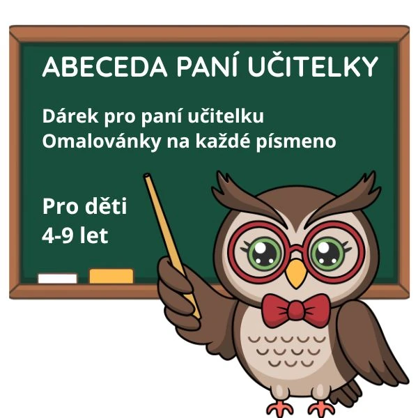 Omalovánky pro paní učitelku