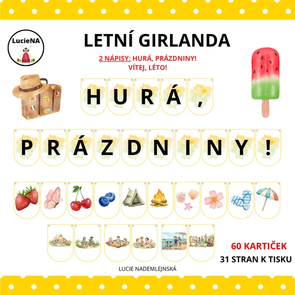 LETNÍ GIRLANDA
