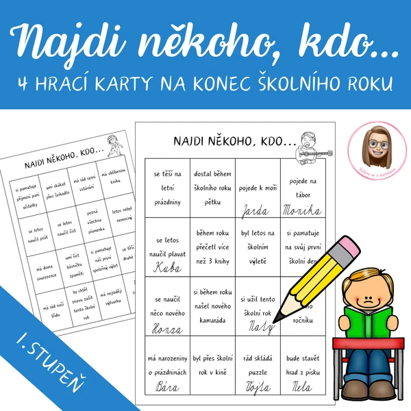KONEC ROKU - Najdi někoho, kdo