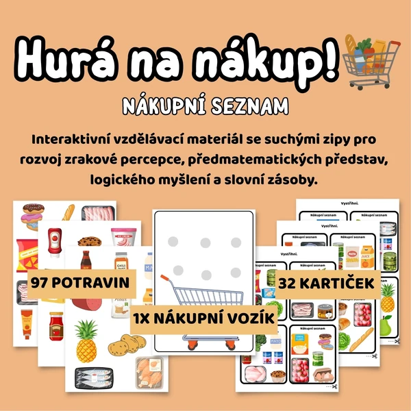 🛒 NÁKUPNÍ SEZNAM: Hurá na nákup!