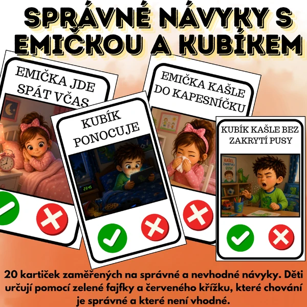 Správné návyky s Emičkou a Kubíkem 🌟