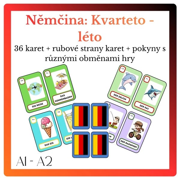 Němčina: kvarteto - léto