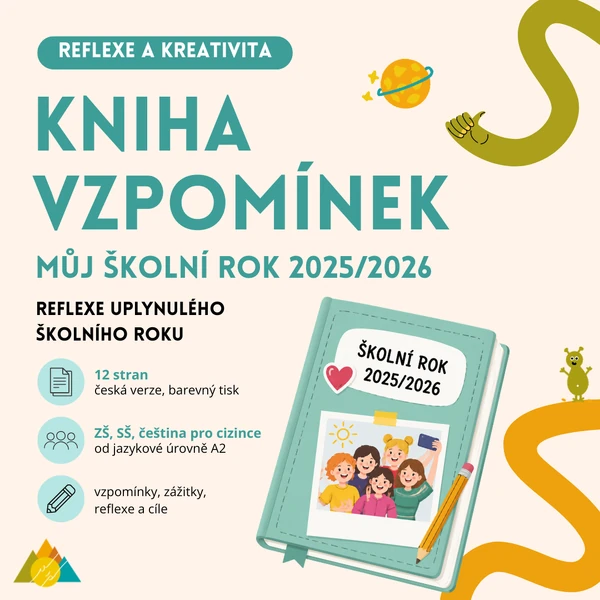 Kniha vzpomínek – můj rok školní rok 2025/2026 (shrnutí školního roku 2025/2026)