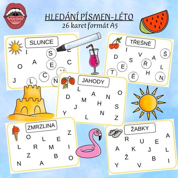 HLEDÁNÍ PÍSMEN LÉTO
