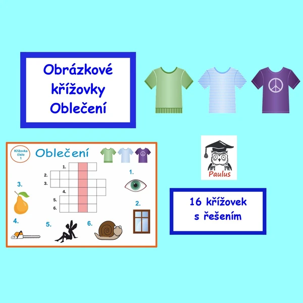 Obrázkové křížovky Oblečení 