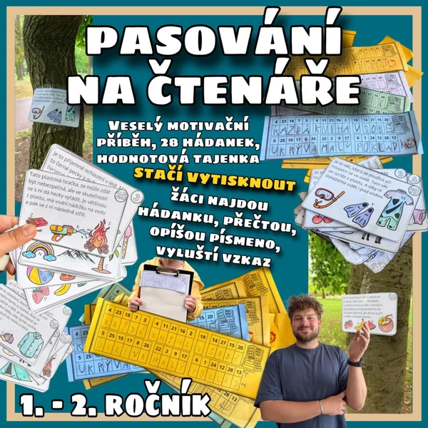 Pasování na čtenáře - projekt, 1. - 2. třída