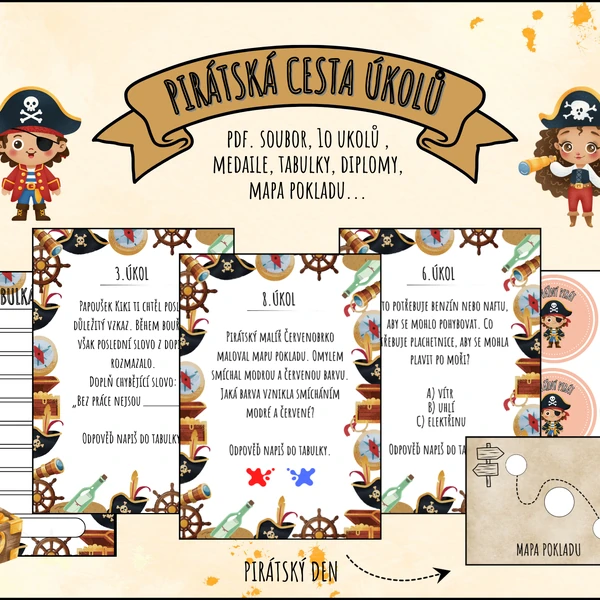 PIRÁTSKÁ CESTA ÚKOLŮ⚓