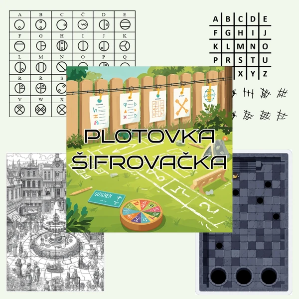 Plotovka – šifrovačka (logická stezka plná hádanek)